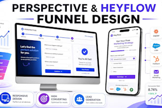 design a high converting perspective funnel build responsive heyflow lead funnel