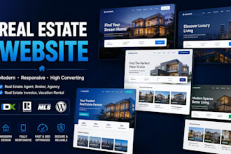 build wordpress wix lead generation website realtor local business agent website