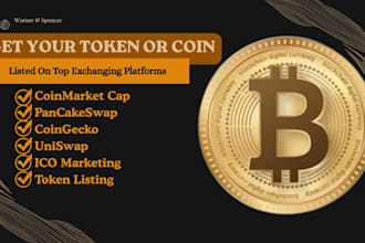 list your crypto coin on top platforms