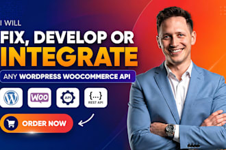 fix, develop or integrate any wordpress woocommerce API