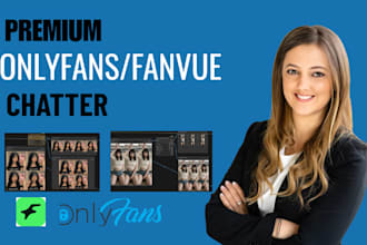 be your chatter for onlyfans and fanvue page manager ai ppv creation