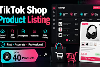do tiktok shop product listing, upload and SEO optimization