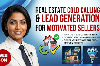 do real estate cold calling and lead generation for motivated sellers