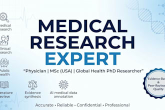 provide healthcare research consulting and evidence analysis