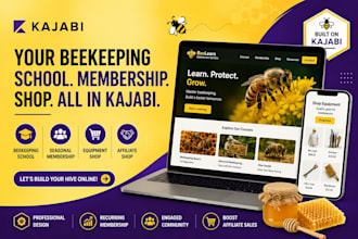 build kajabi beekeeping school kajbi seasonal membership equipment affiliate