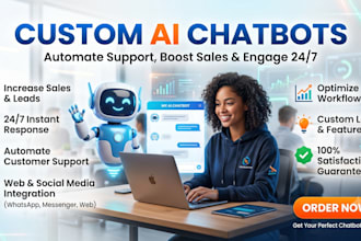 build a custom ai chatbot for support and boost sales
