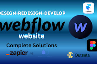 automate your webflow website with zapier, make, airtable and apis, outseta