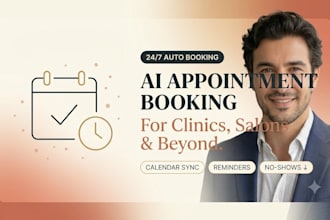 create an ai appointment booking agent for your clinic salon or business