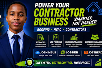 do roofing contractor hvac financial tracking estimate jobnimbus jobber jobtread