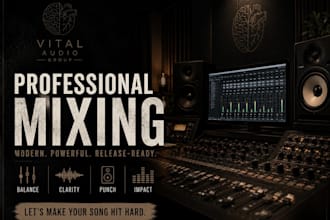 professionally mix your rock, metal, or alternative song