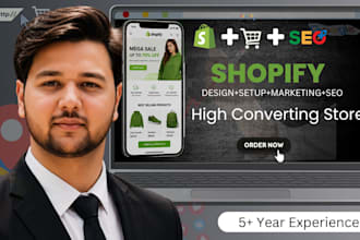 design a professional shopify store for your business