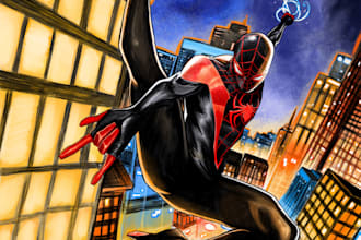 illustrate characters, posters, and covers