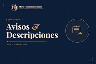 write a job description or job posting for your company in spanish