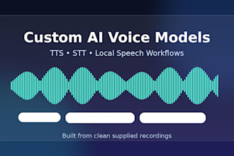 train a custom ai voice model from your clean recordings
