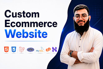 develop a laravel ecommerce store with admin panel