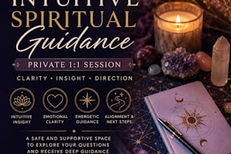 provide intuitive spiritual guidance and insight in a private session