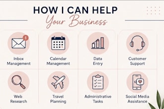 be your executive virtual assistant and admin support