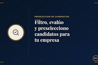 screen and shortlist your candidates in spanish
