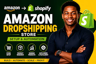 import amazon products to shopify store with SEO product listing