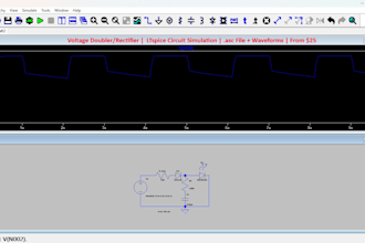 do ltspice simulation, circuit design and kicad pcb layout in 24hrs