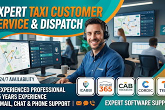 manage taxi dispatch, bookings, and customer service
