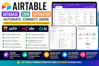 setup airtable database airtable crm airtable automation softr webapp n8n ai