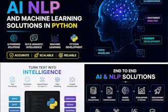 build ai nlp and machine learning solutions in python
