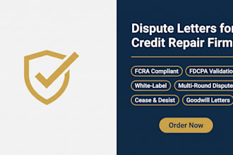 write collection validation and debt dispute letters for credit reports