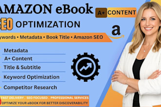 do amazon ebook SEO keyword optimization metadata book title, a plus content