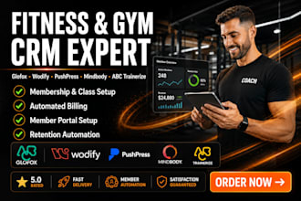 setup mindbody glofox wodify pushpress abc trainerize fitness gyms mindbody CRM