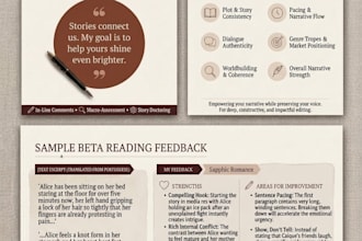 polish your manuscript with deep developmental feedback