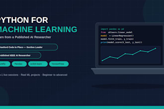 teach python for machine learning and data science
