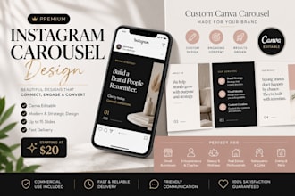 design premium instagram carousel posts
