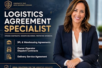 draft logistics 3pl service level and master service agreements