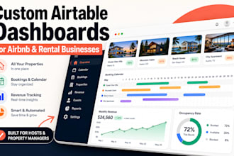 build custom airtable dashboards with charts kpi and automations