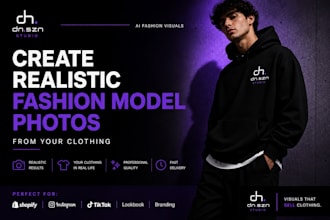 create realistic fashion model photos from your clothing
