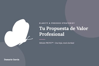 crear tu propuesta de valor para entrevistas