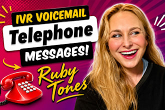 record business phone system greeting voiceover IVR voicemail on hold message