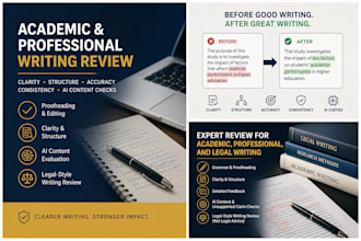 proofread and improve your academic or professional writing