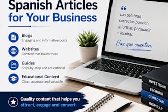 haré redacción profesional de articulos y contenido