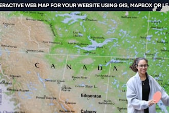 build an interactive web map for your website using gis, mapbox or leaflet
