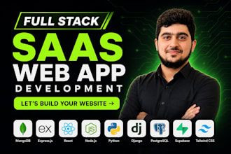 build custom website, react, next js, python, fastapi, django, saas developer
