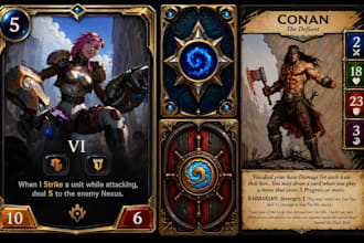 design trading card game illustration board game illustration card deck design