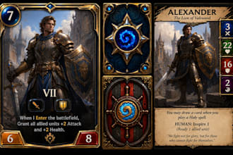 design trading card game illustration board game illustration card deck design