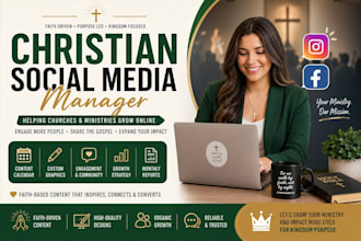 manage your instagram and facebook as your christian social media manager