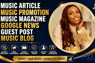 music article music promotion music magazine google news guest post music blog