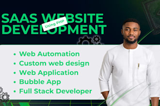 build website development, saas web app developement and bubble app developer