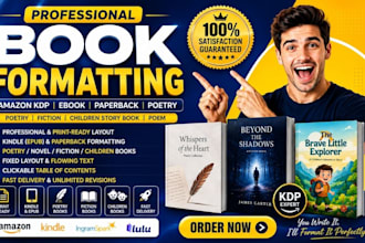 design format poetry book poetry book cover fiction children story book kdp poem