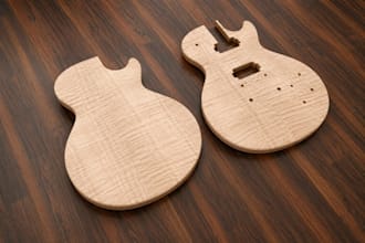 design cnc guitar files for cnc router laser cutting woodworking