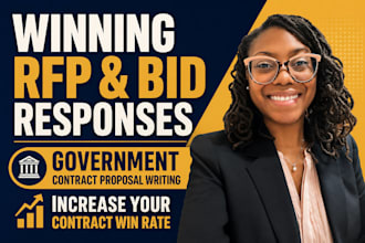 prepare compliant government contract bid proposal and rfp rfq faster
